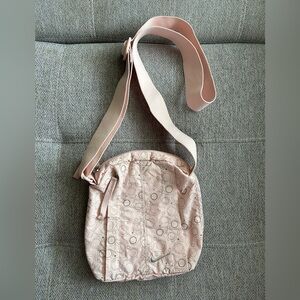 Nike Soft Pink Circle Design Crossbody Bag